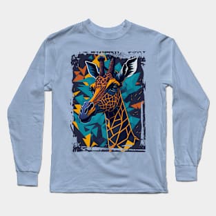 Giraffe animal wpap Long Sleeve T-Shirt